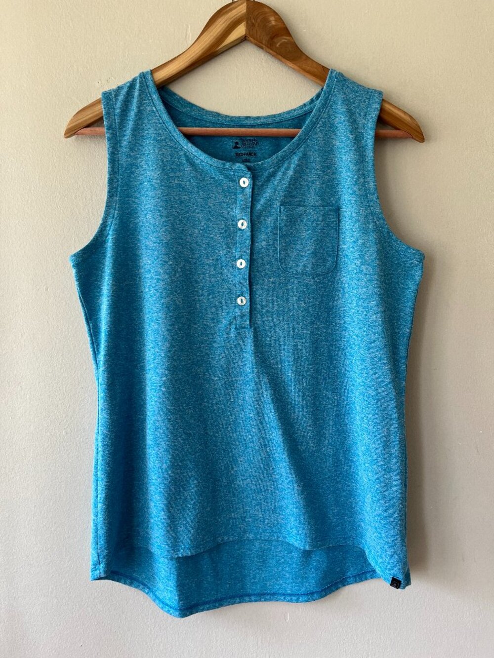 Sz M Blue Eastern Mountain Sports Women's Tank Top Tech-wick